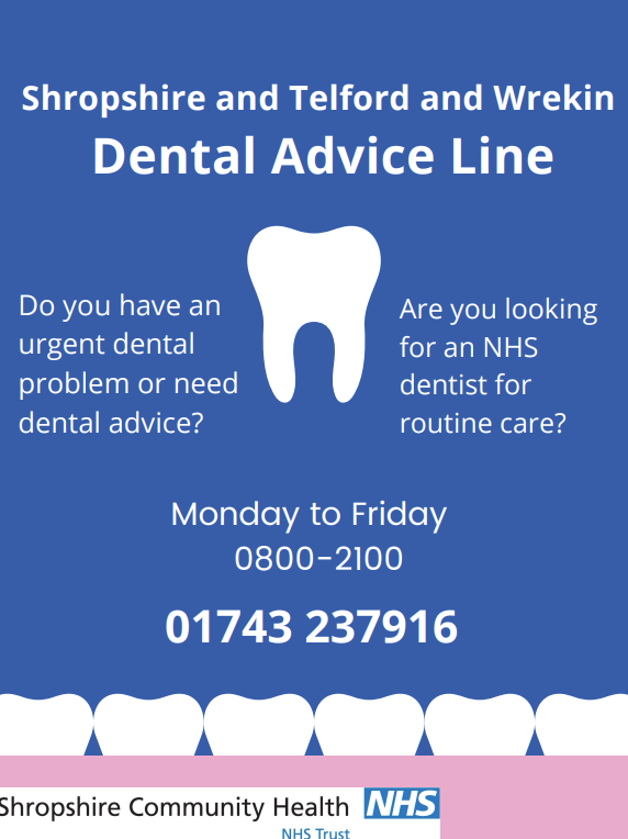 Dental advice line